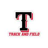 Die-Cut Stickers - T Track and Field