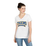 Gildan Ladies' V-Neck T-Shirt 5V00L - Tigers Cheer