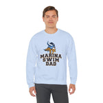 Gildan Unisex Heavy Blend™ Crewneck Sweatshirt 18000 - Marina Swim Dad