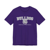 Bella+Canvas Unisex Jersey Short-Sleeve Tee 3001 - Bulldog Football