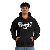 Gildan Unisex Heavy Blend™ Hooded Sweatshirt 18500 - Grizzly Softball Dad