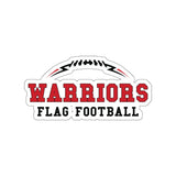 Die-Cut Stickers - Warriors Flag Football