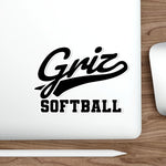 Die-Cut Stickers - Griz Softball