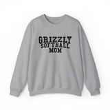 Gildan Unisex Heavy Blend™ Crewneck Sweatshirt 18000 - Grizzly Softball Mom