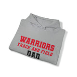 Gildan Unisex Heavy Blend™ Hooded Sweatshirt 18500 - Warriors Track and Field Dad