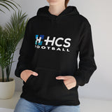 Gildan Unisex Heavy Blend™ Hooded Sweatshirt 18500 - HCS Football (Front)/Dolphin (Back)