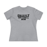 Bella+Canvas Ladies' Premium Tee 6400 - Grizzly Softball Mom