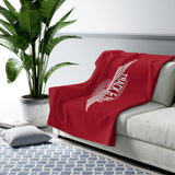 Sherpa Fleece Blanket (Red) - Segerstrom T&F