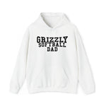 Gildan Unisex Heavy Blend™ Hooded Sweatshirt 18500 - Grizzly Softball Dad