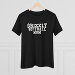 Bella+Canvas Ladies' Premium Tee 6400 - Grizzly Softball Mom