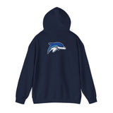 Gildan Unisex Heavy Blend™ Hooded Sweatshirt 18500 - HCS Soccer (Front)/Dolphin (Back)