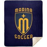 Premium Sherpa Fleece Blanket - Marina Soccer