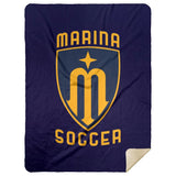 Premium Sherpa Fleece Blanket - Marina Soccer