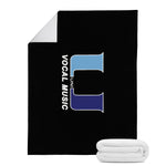 Micro Fleece Blanket (Black) - Uni Vocal Music