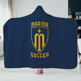 Hooded Blanket (Navy) - Marina Soccer