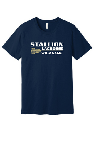 Bella+Canvas Short-Sleeve Tee 3001 - Stallion Lacrosse (Personalize)