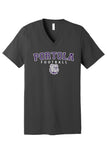 Bella+Canvas Unisex Jersey Short Sleeve V-Neck Tee BC3005 - Portola Football