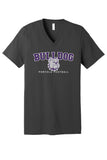 Bella+Canvas Unisex Jersey Short Sleeve V-Neck Tee BC3005 - Bulldog Football