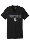 Bella+Canvas Unisex Jersey Short Sleeve V-Neck Tee BC3005 - Portola Football