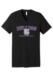 Bella+Canvas Unisex Jersey Short Sleeve V-Neck Tee BC3005 - Bulldog Football