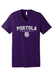 Bella+Canvas Unisex Jersey Short Sleeve V-Neck Tee BC3005 - Portola Football