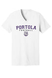 Bella+Canvas Unisex Jersey Short Sleeve V-Neck Tee BC3005 - Portola Football