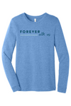 BELLA+CANVAS Unisex Heather CVC Long Sleeve Tee BC3501CVC - FWU Text