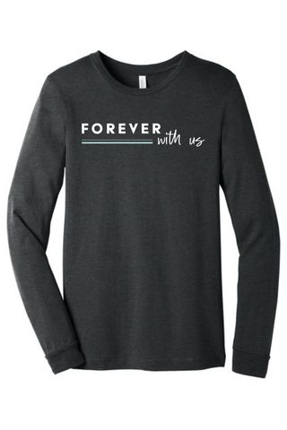 BELLA+CANVAS Unisex Heather CVC Long Sleeve Tee BC3501CVC - FWU Text
