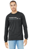 BELLA+CANVAS Unisex Heather CVC Long Sleeve Tee BC3501CVC - FWU Text