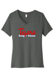 Bella+Canvas Ladies V-Neck BC6405 - Tesoro Song & Dance (New)