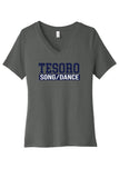 Bella+Canvas Ladies V-Neck BC6405 - Tesoro Song & Dance (New) Song/Dance