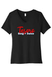 Bella+Canvas Ladies V-Neck BC6405 - Tesoro Song & Dance (New)