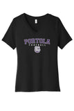 Bella+Canvas Ladies V-Neck BC6405 - Portola Football