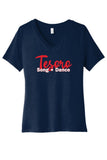 Bella+Canvas Ladies V-Neck BC6405 - Tesoro Song & Dance (New)