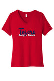 Bella+Canvas Ladies V-Neck BC6405 - Tesoro Song & Dance (New)
