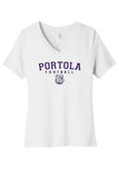 Bella+Canvas Ladies V-Neck BC6405 - Portola Football