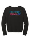 District Women’s Fleece V-Neck Sweatshirt DT1312 - Bluebird Leaders (Print)