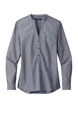 Port Authority Long Sleeve Chambray Shirt W382/LW382 - Conservancy