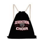 Drawstring Bag (Black) - Segerstrom Choir