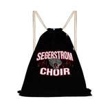 Drawstring Bag (Black) - Segerstrom Choir