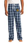 District Flannel Plaid Pajama Pants (Navy) - M