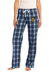 District Flannel Plaid Pajama Pants (Navy) - M