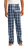 District Flannel Plaid Pajama Pants (Navy) - Stallion Lacrosse