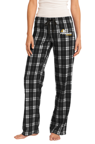 District Flannel Plaid Pajama Pants - Foothill Choir