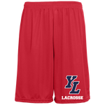 Augusta Pocketed Training Shorts 9" Inseam 1428 - YL Lacrosse