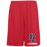 Augusta Pocketed Training Shorts 9" Inseam 1428 - YL Lacrosse