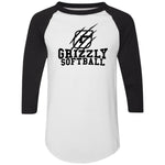 Augusta 3/4 Raglan Sleeve Baseball Jersey 4420 - Grizzly Softball