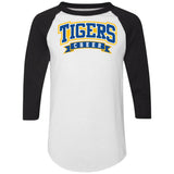 Augusta 3/4 Raglan Sleeve Baseball Jersey 4420 - Tigers Cheer