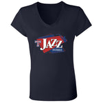 Bella+Canvas Ladies' Jersey V-Neck T-Shirt (BC6405) - Jazz Ensemble