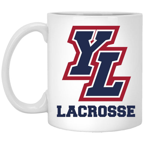 White Ceramic Mugs - YL Lacrosse